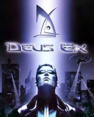 Deus Ex video game box cover