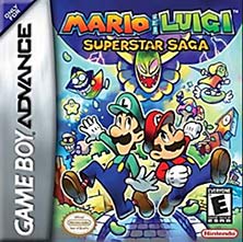 Mario & Luigi: Superstar Saga GBA gane cover