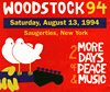 Woodstock '94 concert poster