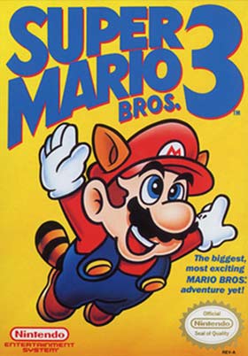 Super Mario Bros. 3 video game box cover