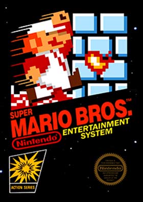 Super Mario Bros. video game box cover