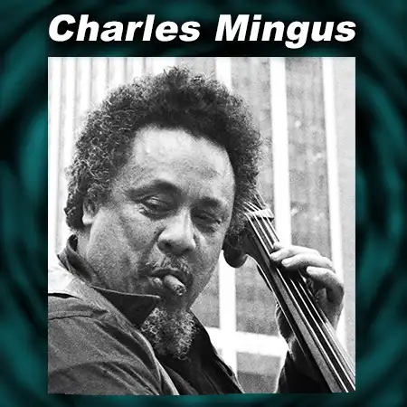 Charles Mingus with cigar
