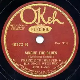 Singin' the Blues record label