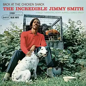 Back At The Chicken Shack by Jimmy Smith album cover