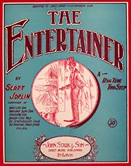 Ragtime tune The Entertainer sheet music cover