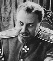 Actor Emil Jannings in the movie The Last Command