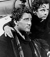 Actor Spencer Tracy in the movie Captains Courageous