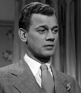 Actor Joseph Cotten in the movie Shadow of a Doubt