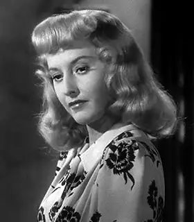 Actress Barbara Stanwyck in the movie Double Indemnity