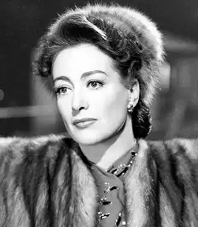 Actress Joan Crawford in the movie Mildred Pierce