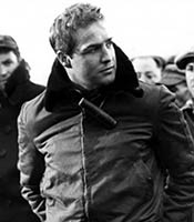Actor Marlon Brando in the movie On the Waterfront