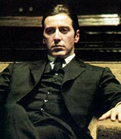 Actor Al Pacino in the movie The Godfather Part II