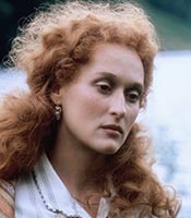 Actor Meryl Streep in the movie The French Lieutenant's Woman