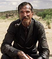Actor Daniel Day-Lewis in the movie There Will Be Blood