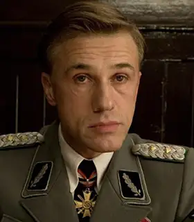 Actor Christoph Waltz in the movie Inglourious Basterds