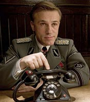Actor Christoph Waltz in the movie Inglourious Basterds