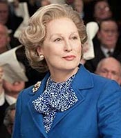 Actor Meryl Streep in the movie The Iron Lady
