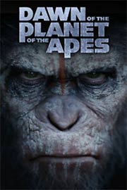 poster for the 2014 movie Dawn of the Planet of the Apes