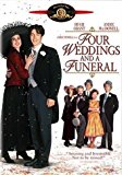 DVD cover for the movie Four Weddings and a Funeral