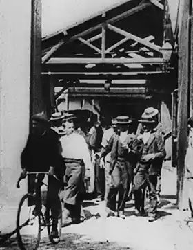  Workers Leaving the Lumière Factory film scene still