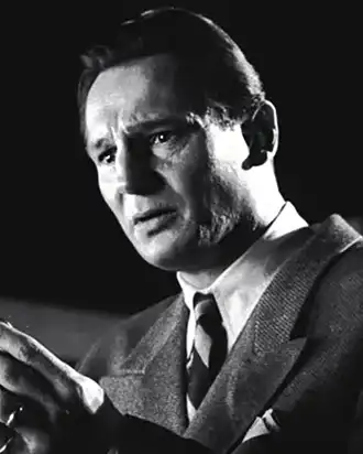 Liam Neeson as Oskar Schindler in Schindler's List