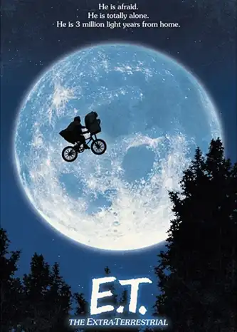 E.T. The Extra Terrestrial movie poster