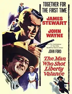 The Man Who Shot Liberty Valance western movie poster