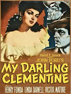 My Darling Clementine western movie poster
