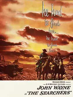The Searchers western movie poster