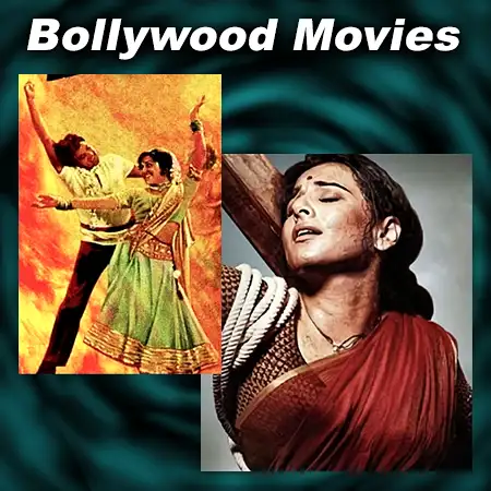 Scenes from Sholay and Mother India
