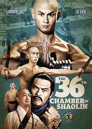 DVD cover for the movie The 36th Chamber of Shaolin