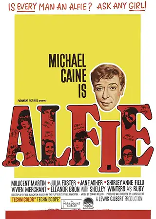 Poster for the 1966 movie Alfie