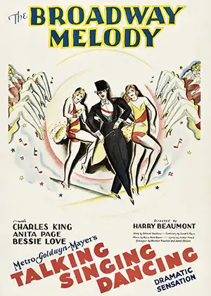 Poster for the movie The Broadway Melody