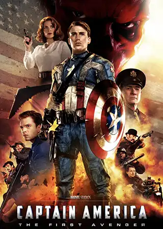Poster for the 2011 movie Captain America: The First Avenger