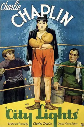 Poster for the 1931 movie City Lights