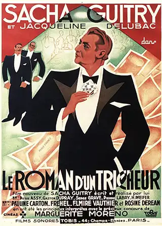 Poster for the 1936 movie Confessions of a Cheat