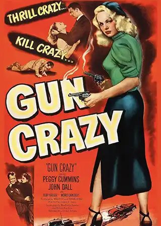 Poster for the 1950 movie Gun Crazy