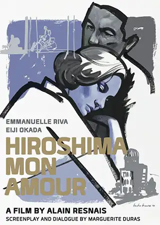 DVD cover for the movie Hiroshima mon amour