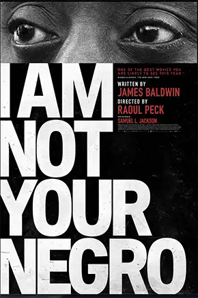 DVD cover for the movie I Am Not Your Negro