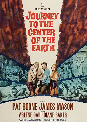 Poster for the movie Journey to the Center of the Earth