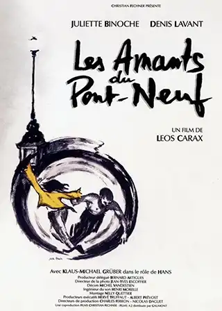 Poster for the movie Les amants du Pont-Neuf