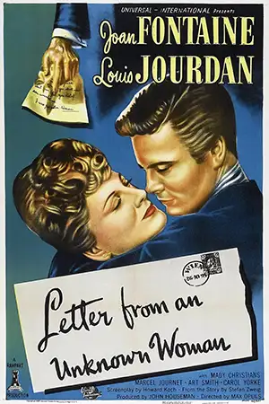 poster for the movie Letter from an Unknown Woman