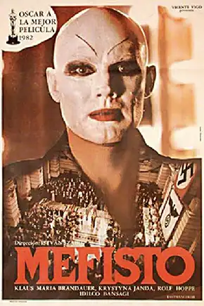 Poster for the 1988 movie Mephisto