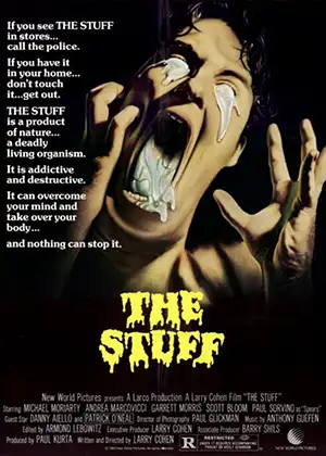 Poster for the movie The Stuff