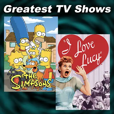 Posters for The Simpsons and I Love Lucy