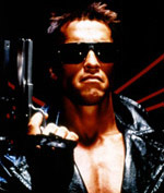 Scene from the action movie Terminator