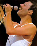 rock singer Freddie Mercury