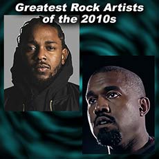 Kendrick Lamar and Kanye West