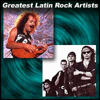 Latin Rock Artists Héroes del Silencio and Carlos Santana
