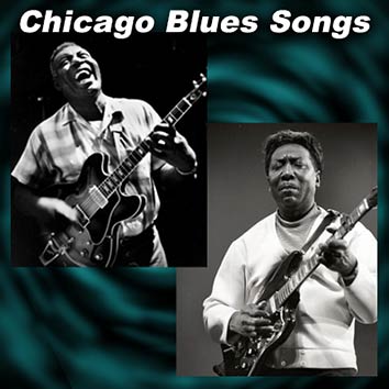 Chicago Blues Guitarists Howlin' Wolf and Muddy Waters